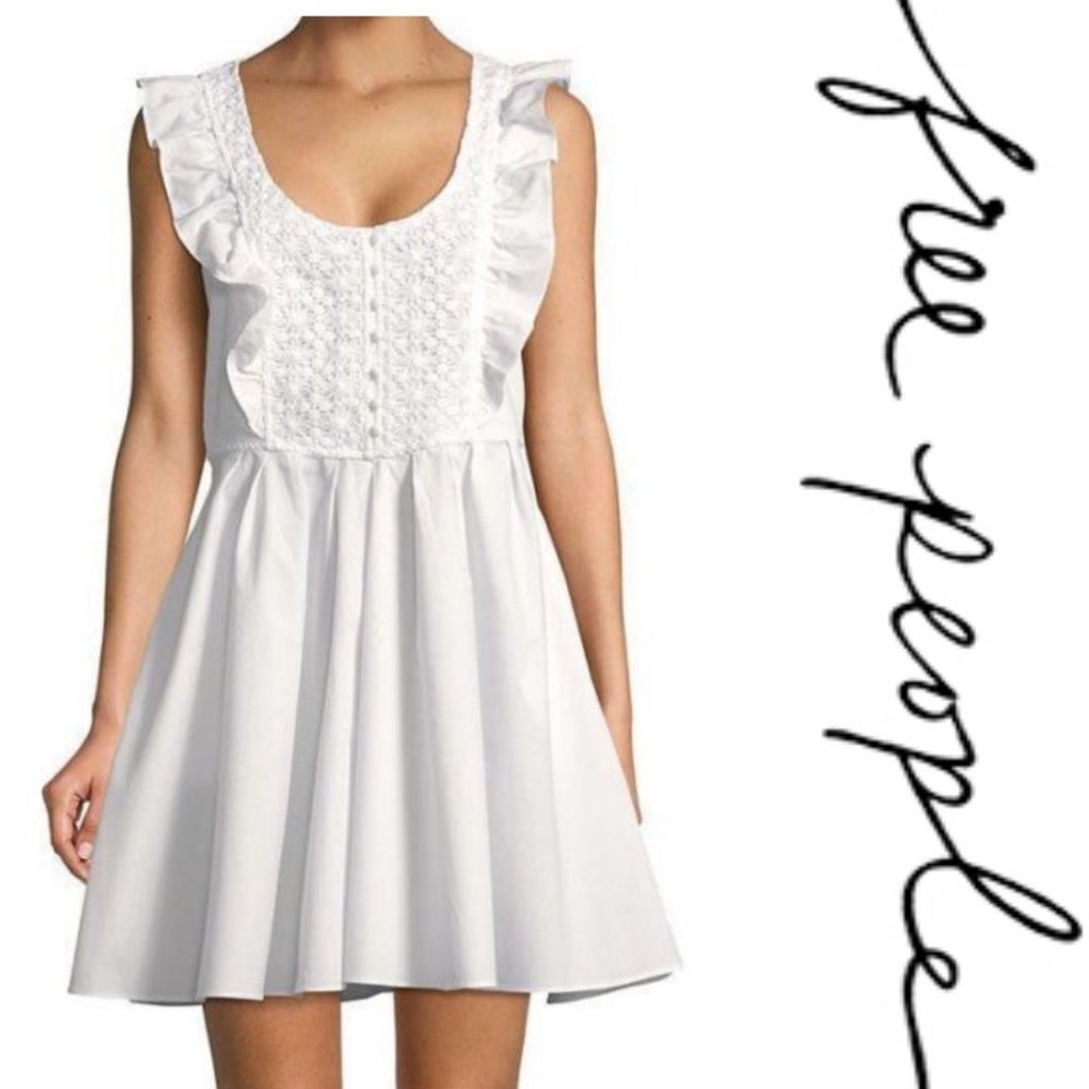 Free People white dress NWOT